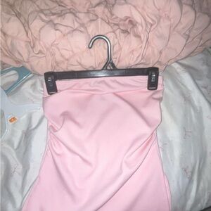 Light Pink Strapless Dress